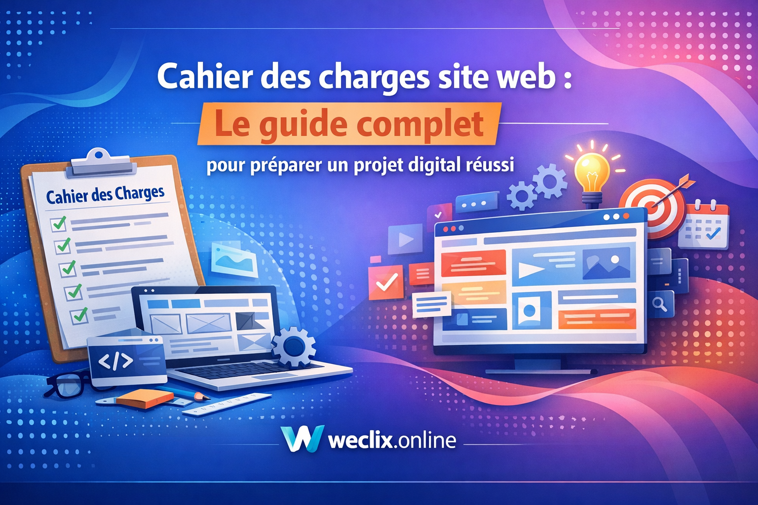 Cahier des charges site web : le guide complet pour préparer un projet digital réussi